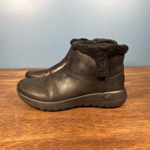Skechers On The Go Joy Faux Fur Boots Size 9
